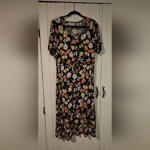 Latched Mama Nursing Dress, Size Medium